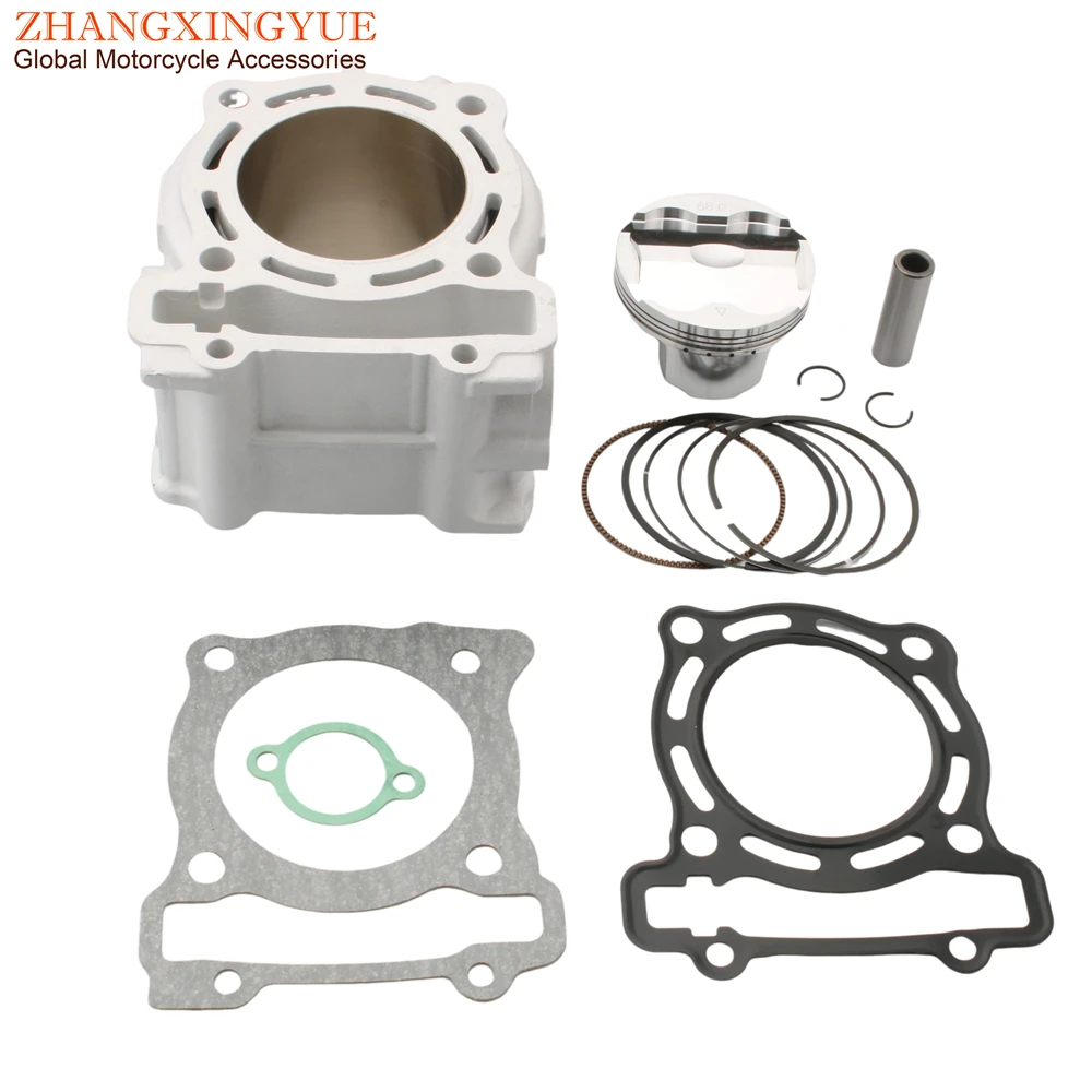 Scooter 68mm NMAX155 Ceramic Big Bore Racing Cylinder Kit For Yamaha N Max Nmax 155 Aerox Tricity R15 NVX 155cc 4T