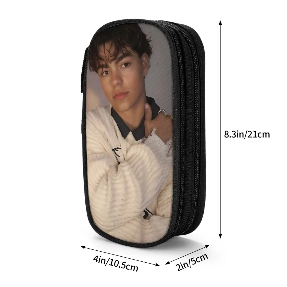 Malachi Barton الممثل مقلمة حامل القلم أكياس فتاة صبي سعة كبيرة اللوازم المدرسية هدية صندوق رصاص