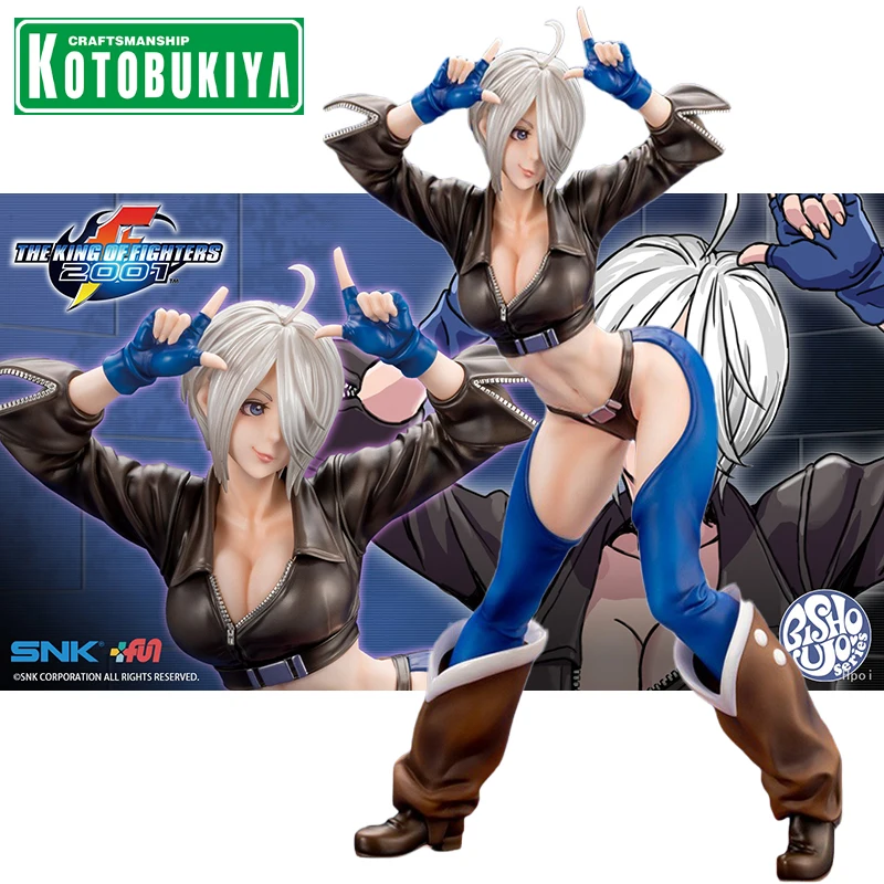 Kotobukiya 1/7 SNK BISHOUJO STATUE THE KING OF FIGHTERS 2001 Angel PVC 20.5CM Anime Action Figures Model Collection Toy