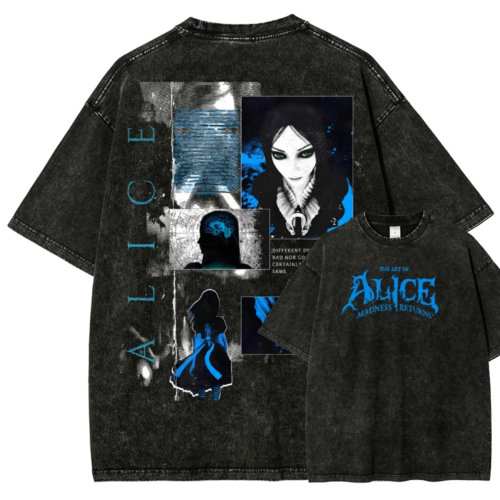 T-shirts imprimés Alice Madnes - Street Fashion Couple avis et prix