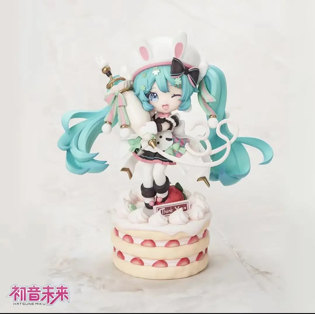 Anime Figure Hatsune Miku Vocaloid Piapro 39 Garage Kit Beautiful Girl Kawaii Character Model Doll Toy Desktop Ornament Gifts