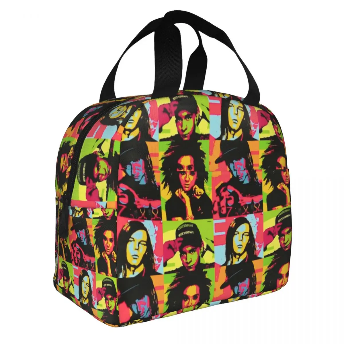 Tokio Hotels Heavy Metal Pop Rock Insulated Lunch Bag for Women Resuable Thermal Cooler Lunch Tote Office Picnic Travel