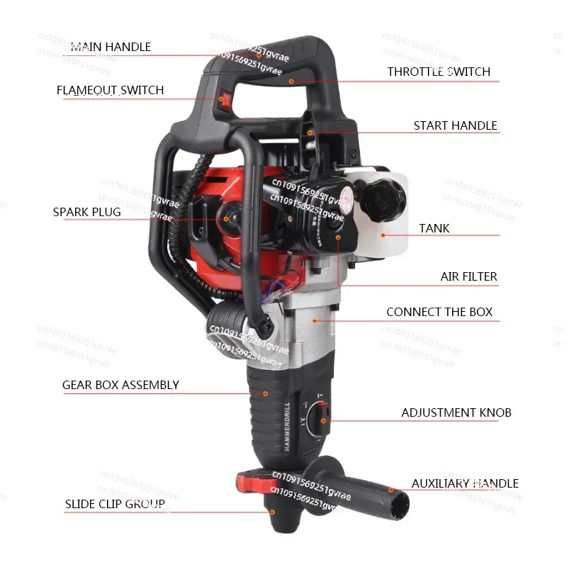 1200W electric drill, demolition hammer, gasoline pick, electric diamond stone, concrete impact hammer, rock drill