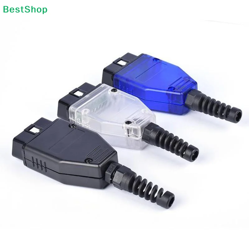 1 Set OBD Male Plug OBD2 16Pin Connector OBD II Adaptor OBDII Connector J1962 OBD2 Connector