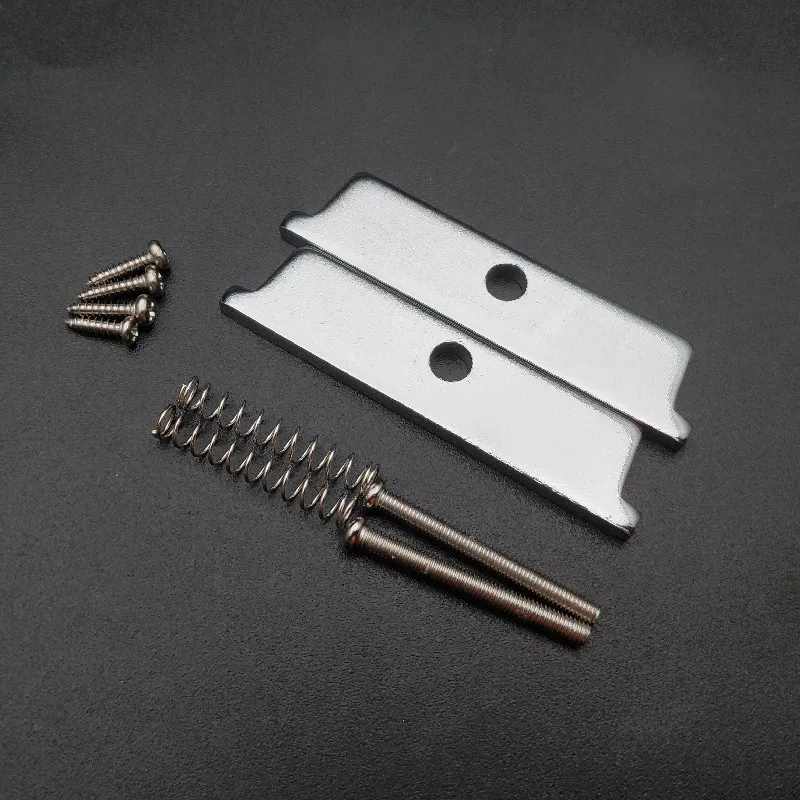 Humbucker Electric Guitar DIY Kit Double Coil Pickup Bobbin/Ceramic Bar/Cable/Blade/Baseplate/Plastic Gasket Pieces Guitar Parts