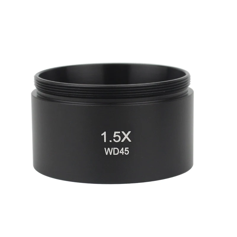 WD165 0.3X 0.5X 0.7X 1X 1.5X 2.0X Auxiliary Barlow Objective Lens Thread M48mm For Zoom Stereo Binocular Trinocular Microscope