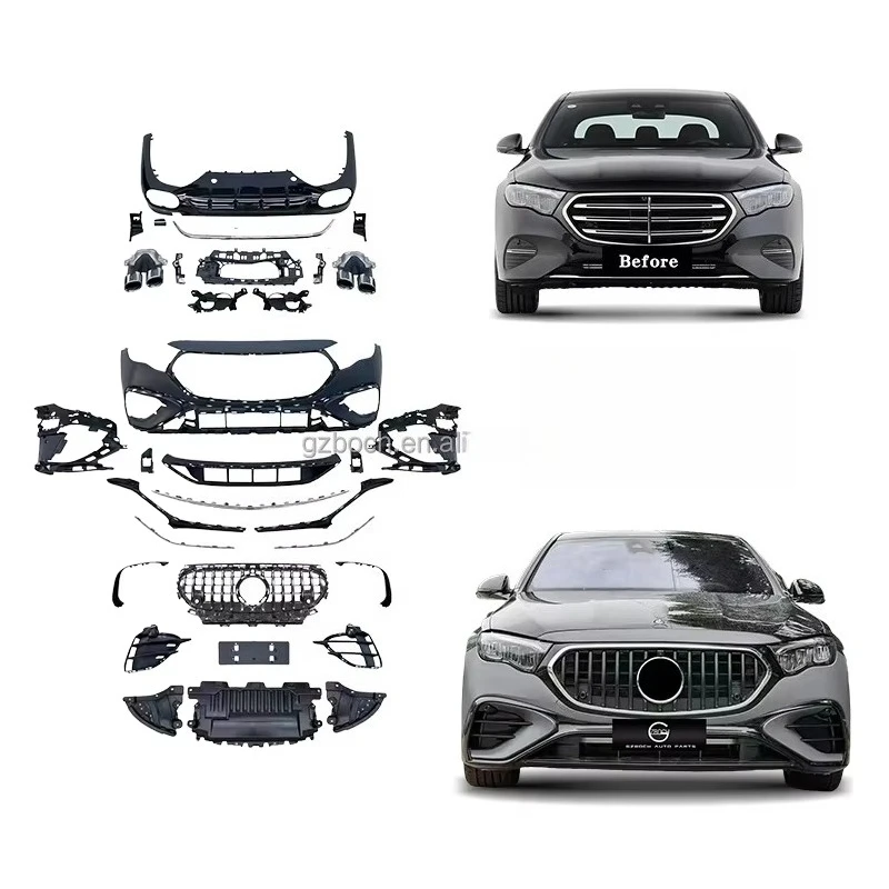 

Комплект кузовных деталей W214 E53 для Mercedes-Benz E-класса W214: передний и задний бамперы, передняя решетка (тюнинг E53)