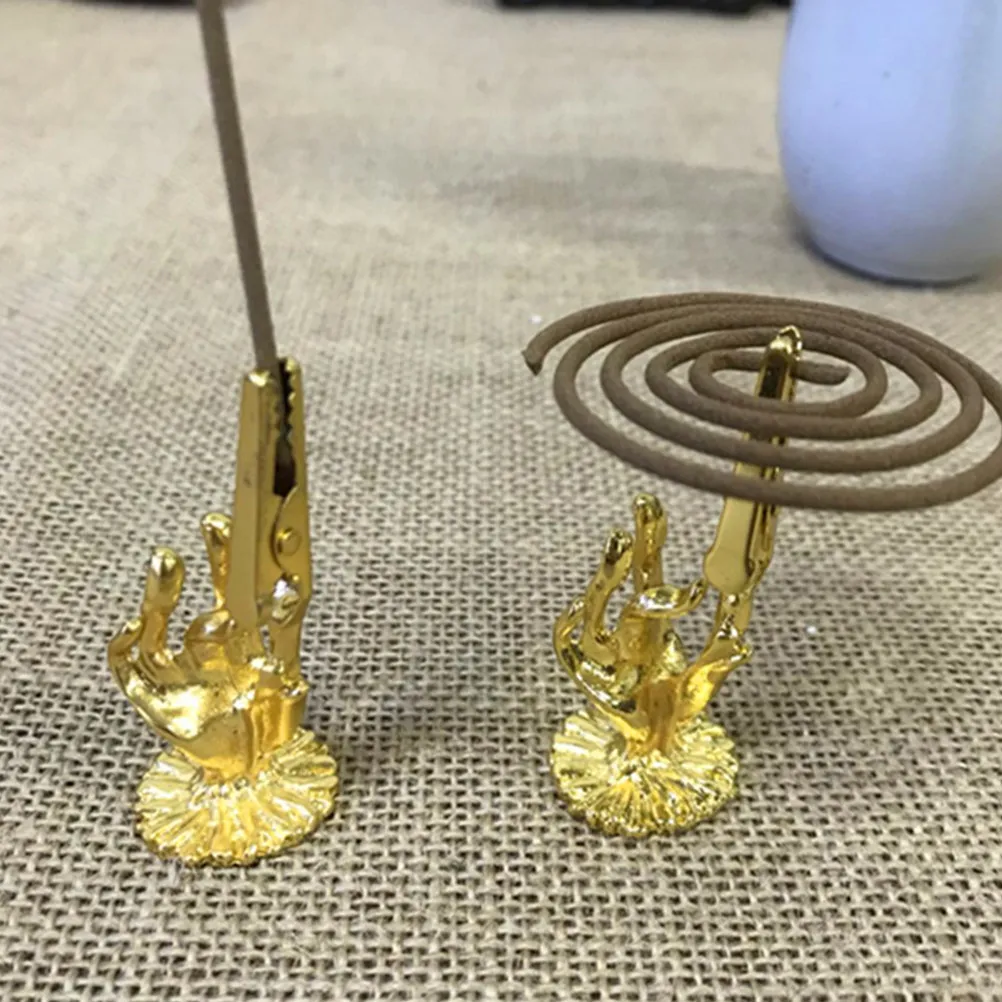 3個セット-蓮型香炉-合金製香炉-アロマセラピーホルダー-家庭用-茶室-寝室-瞑想用-コイルバーナーラック