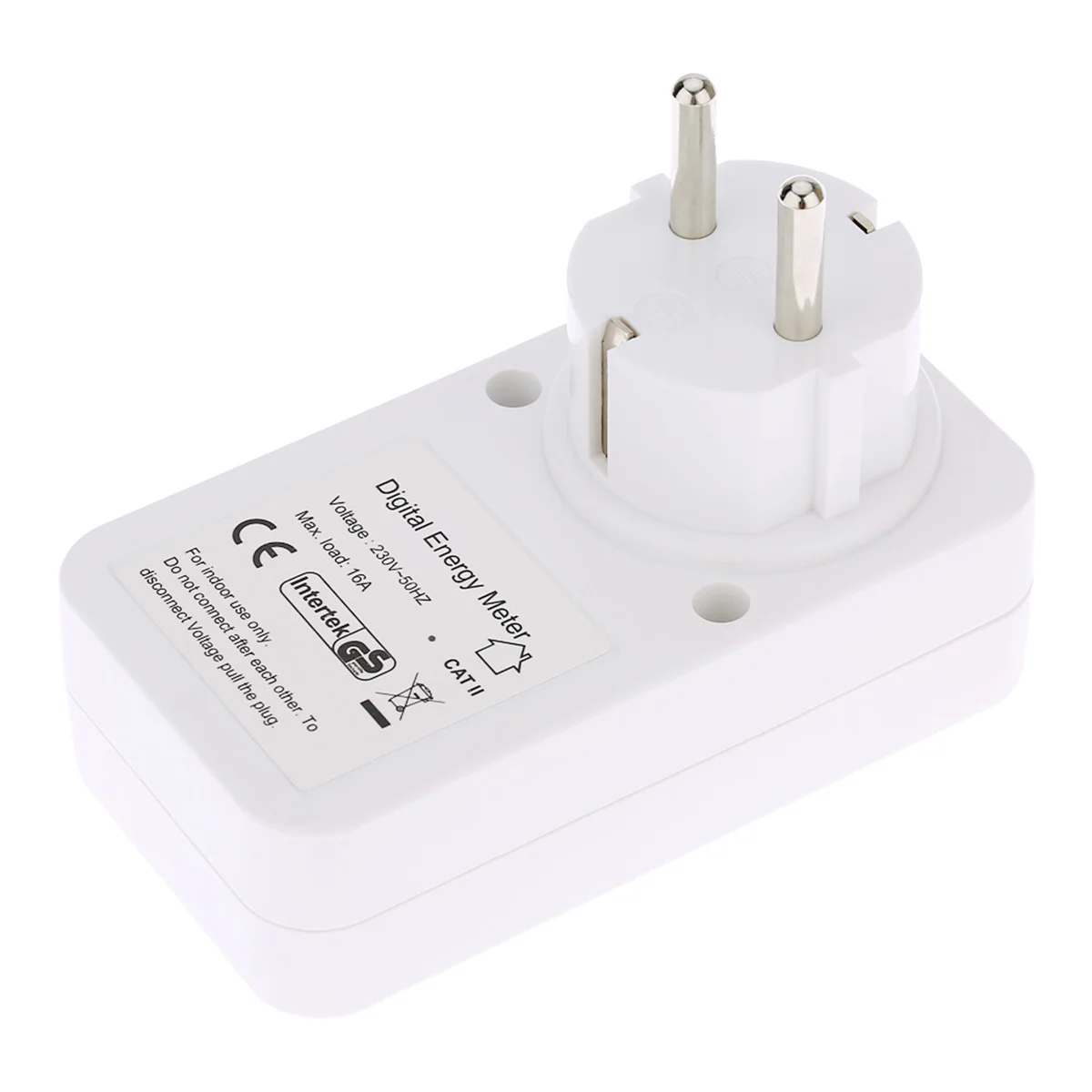 

230V 50Hz Multi Function Power Monitor LCD Display Eu Plug Power Meter Voltmeter Ammeter Reading Socket