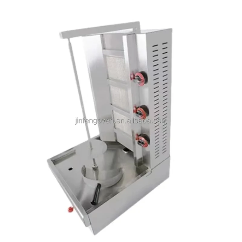 Gas 3 burner Shawarma grill machine chicken shawarma machine for sale in the philippines