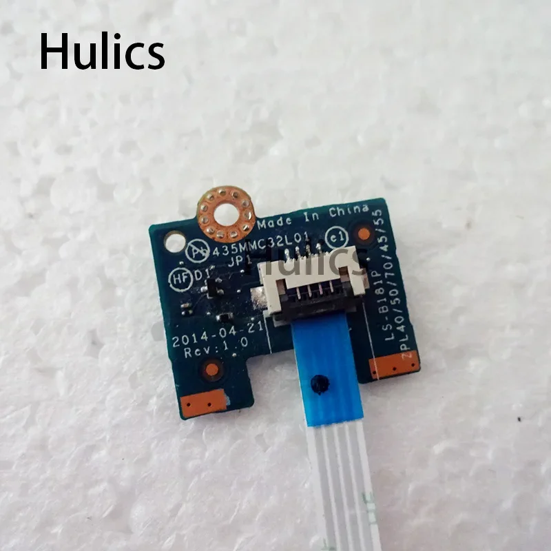 Hulics Used FOR HP PROBOOK 455 450 470 G2 Power Button Switch Board LS-B181P