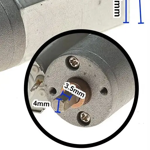 

Small 180-reduction Motor with All-metal Gears DC3.7V-6V 220-360RPM Gear Motor Model Toy DIY Robot Accessories