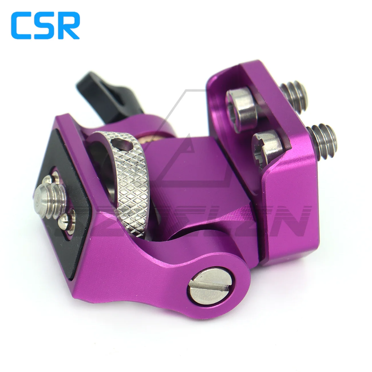 Adjustable 360 ° Rotation and 180 ° Tilt Camera Monitor Bracket. Fixed With Double M4 screws. 5-inch and 7-inch on-site monitors
