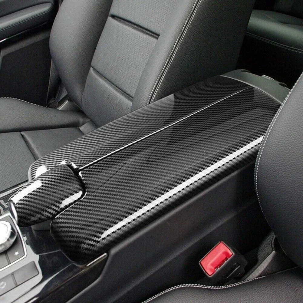 For Mercedes For Benz E Class W212 2010-2015 Central Control Armrest Storage Box Panel Trim Cover Decorative Frame Car Accessori