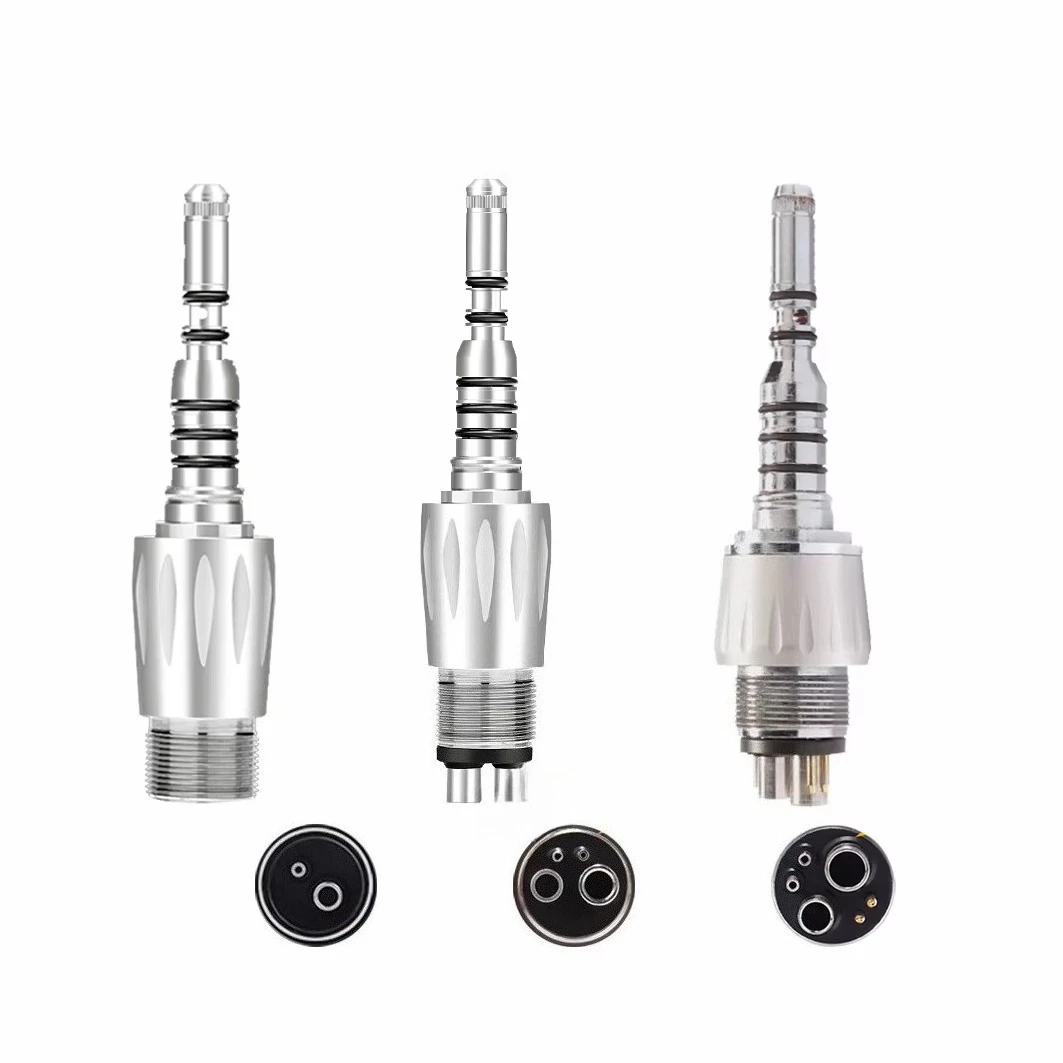 Aobol AL-SS8 Electric Denal High Speed Handpiece Connector 2/4/6 Holes Optional Fiber Optic LED Adapter Coupler CE Certified