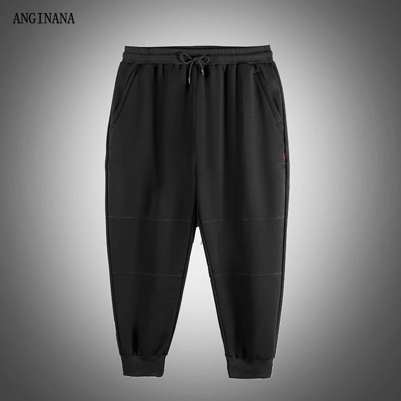 Pantalones elásticos de felpa para hombre, pantalón holgado de talla grande 15xl, 200kg, 8xl, 9xl, 10xl, 12xl, color negro, otoño e invierno, 58, 60, 62