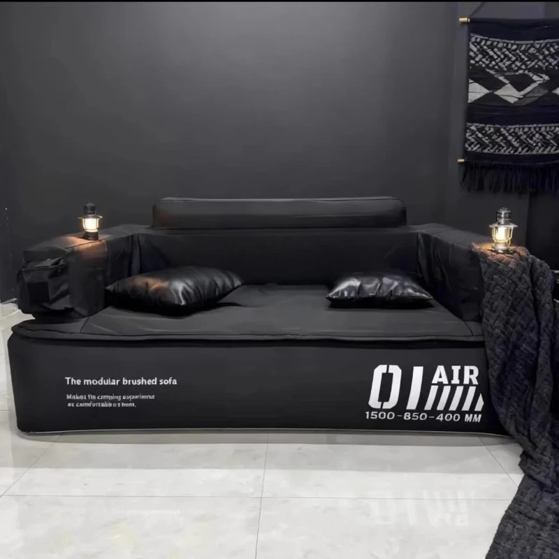 

Brushed base inflatable sofa outdoor indoor portable wear-resistant