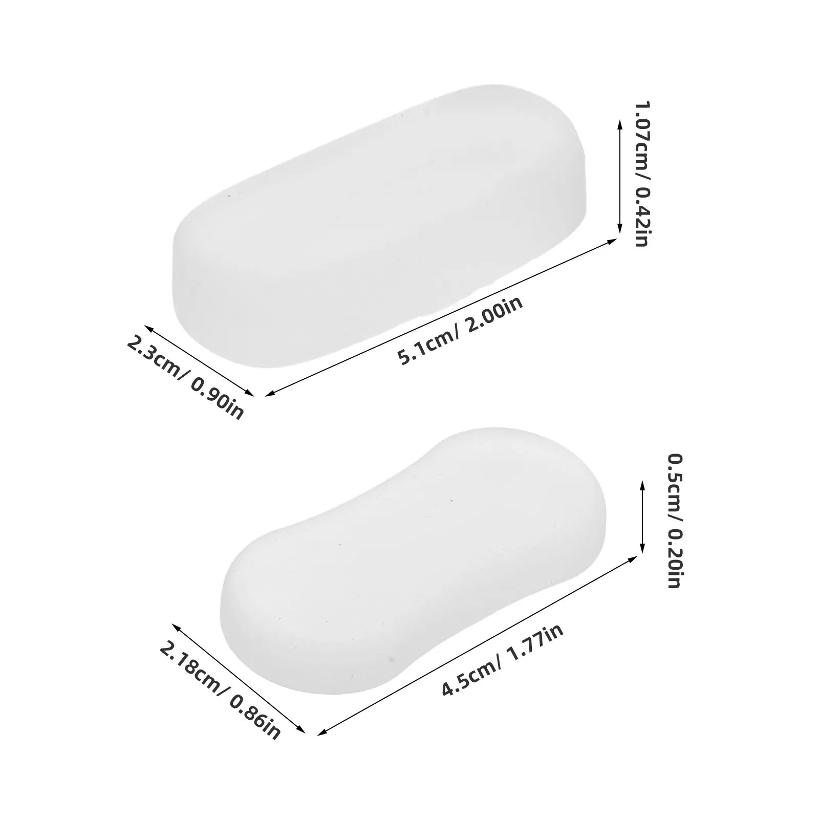 6Pcs Transparent Wall Protector Pads Behind Trash Can Self-Adhesive Waterproof Shockproof Bumper Pad Noise Reduction Furniture