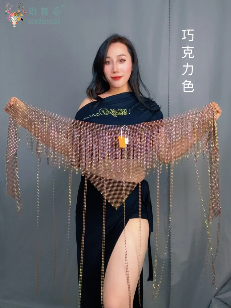 ベリーダンス フリンジ ベルト シニア AB ストーン トライアングル タッセル ヒップ スカーフ 大人と子供 オリエンタル ダンス コンペティション アクセサリー