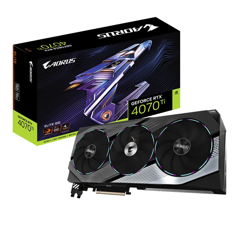 

New Arrival Graphics Card GIGAYTE AORUS GeForce RTX 4070 Ti ELITE 12G For Desktop 4070 GPU