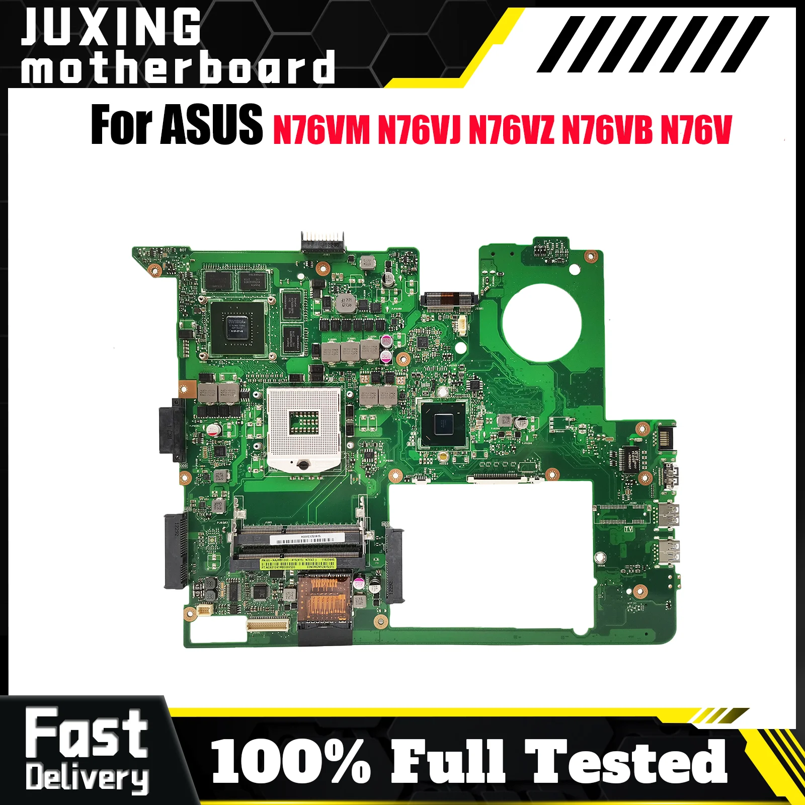 

N76VJ Материнская плата для ноутбука ASUS Vivobook N76VZ N76VM N76VB N76VV N76VJ N76V Материнская плата для ноутбука 100% тестирование ОК быстрая доставка stk