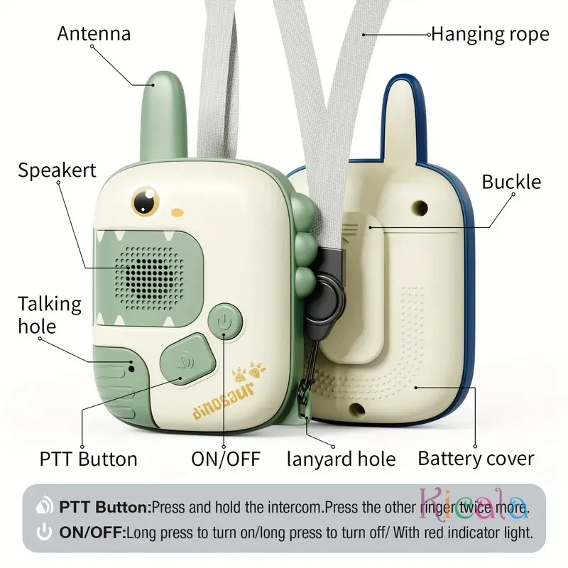 2 stücke Kinder Walkie Talkies Spielzeug Outdoor Spiel Handheld Intercom Spielzeug für Camping Outdoor Abenteuer Ausgehen