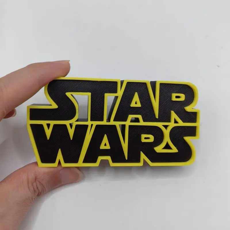 Star Wars Star Wars Logo 3D Font Standing Signboard Trendy Play High Aesthetic Decoration Model Toys