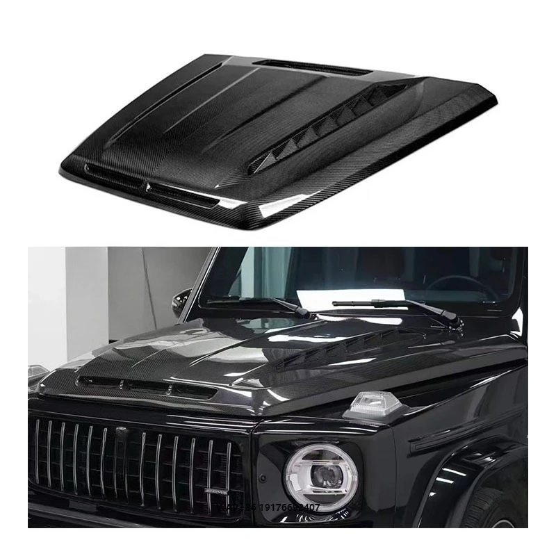 High Quality New 2019+ Car Exterior Parts W464 Dry Carbon Fiber MSY Style Engine Hood MercedesBenz G Class W464 G500 G550