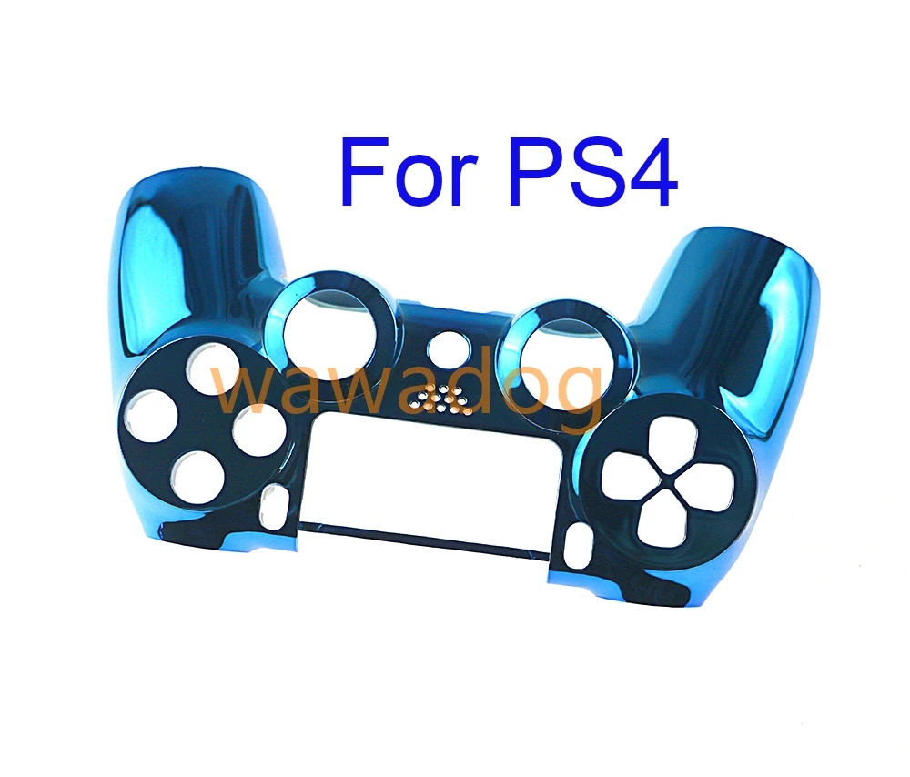 10pcs Gold Plated Handle Shell Cover Upper Shell Front Housing Shell Case Faceplate Cover for SONY Playstation 4 PS4 Controller