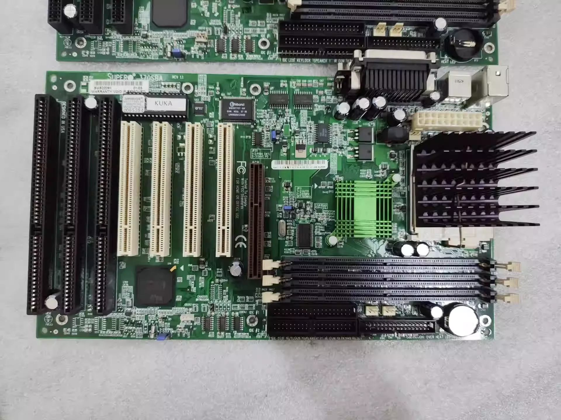 00-105-903 is used for the Kuka 95 system motherboard 00105903, 00-114-97300114973 SY-7VBA133K