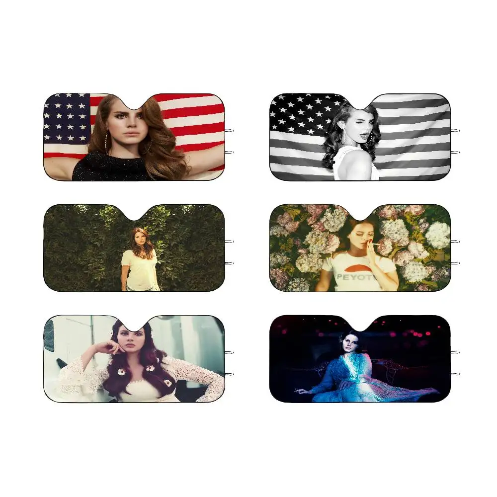 L-Lana D-Del Rey Born To Die Parasol para asiento, juego de accesorios retro para camionetas todoterreno, volante, coche, furgoneta, SUV, regalos