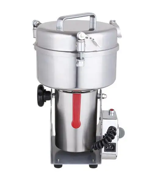 ミルパウダーグラインダー、YB-1500A、1500g、薬、ハーブ、塩、米、コーヒー、豆、ココア、トウモロコシ、コショウ、大豆、葉、粉砕機