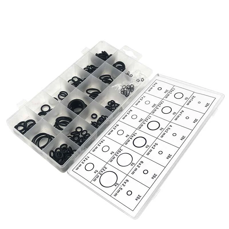 ACECARE Silicone Rubber O ring Black Gasket Replacements Sealing O-rings Quick Couplers Fitting 15 Sizes