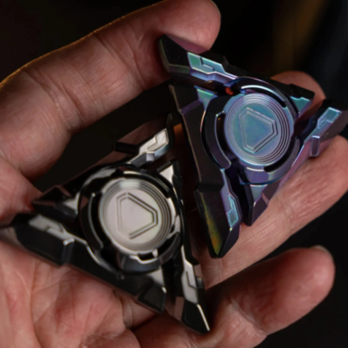 Beste cadeau metalen fidget spinner slider EDC speelgoed anti-stress zintuiglijke ADHD fidgeting speelgoed voor kinderen volwassenen roestvrijstalen lager
