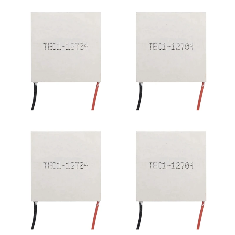 4X TEC1-12704 Thermoelectric Cooler Peltier 30Mmx30mm TEC1 12704 Elements Module 12V4A Cooling Peltier