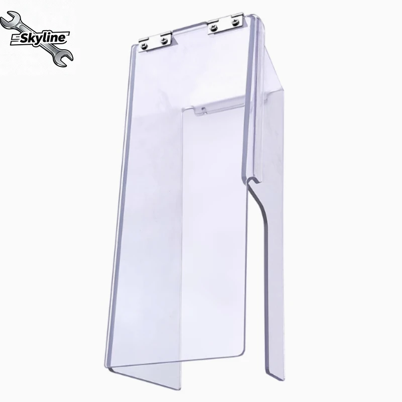 Smart Door Lock Waterproof Cover, Transparent Acrylic Flip Cover Rainproof for Fingerprint Lock & Doorbell