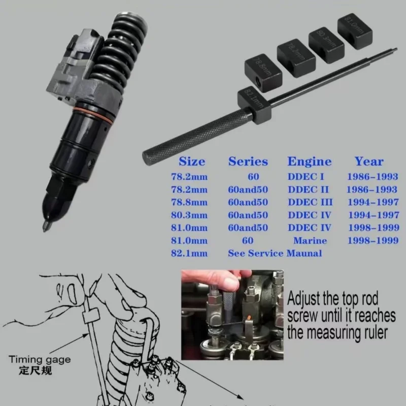 For Detroit Engine Fuel Injector Altimeter Kit 50 60 3350 J-42749 J-42665