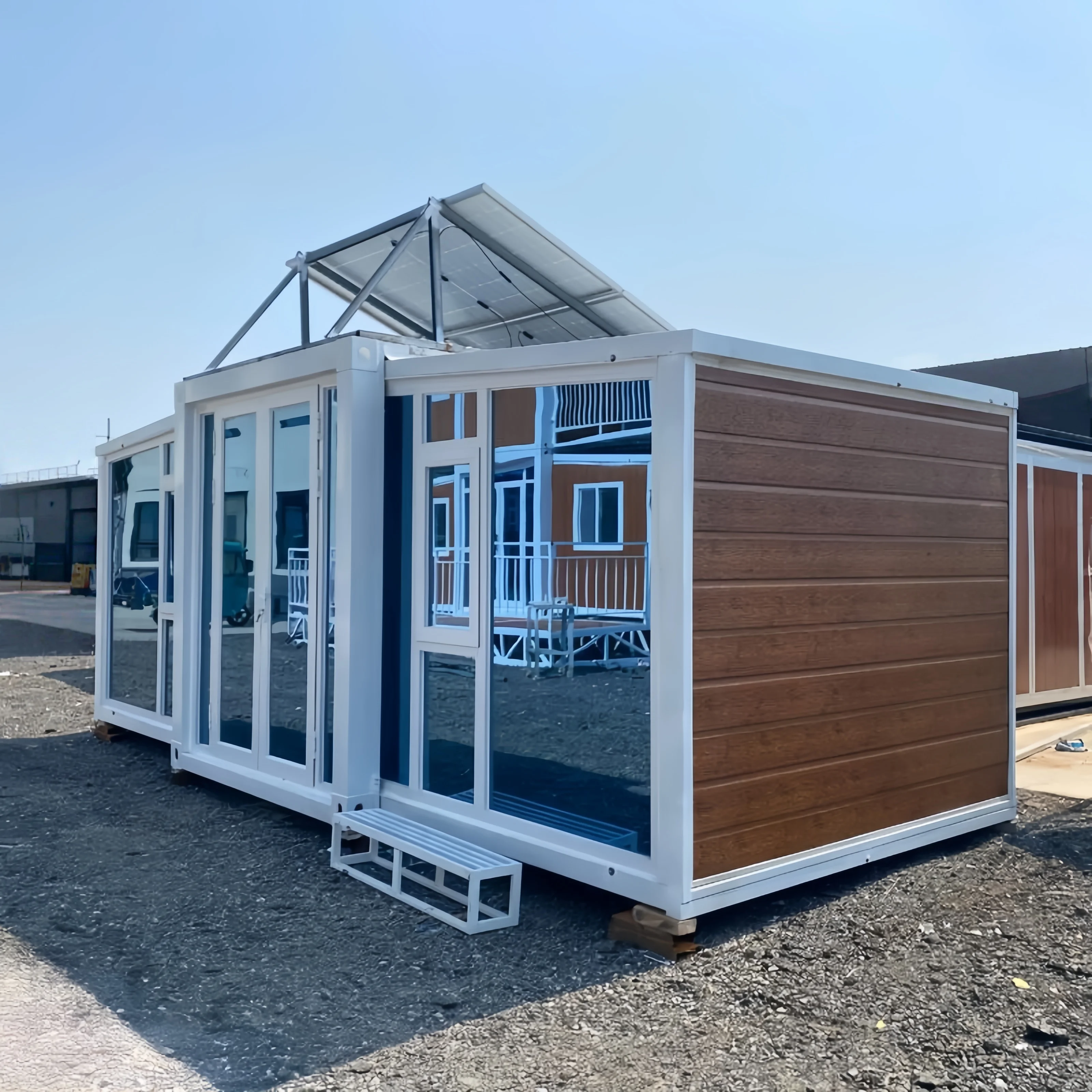 Cabina Modular móvil de 30 pies, portátil, extensible, plegable, contenedor prefabricado, hecho de Panel sándwich