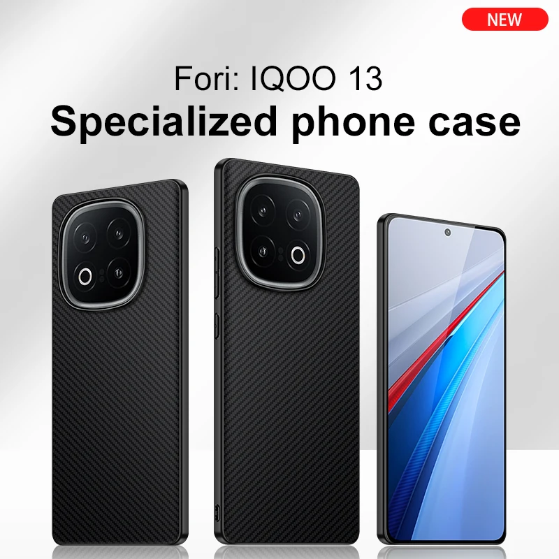 

Mobile phone case for vivo iqoo 13 made of genuine leather provides a comfortable grip
