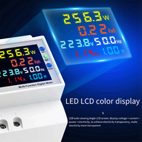 JAS-Tuya WiFi Intelligent Digital Display Electricity Meter DIN-Rail Voltage Current Meter Power Factor Frequency Meter B
