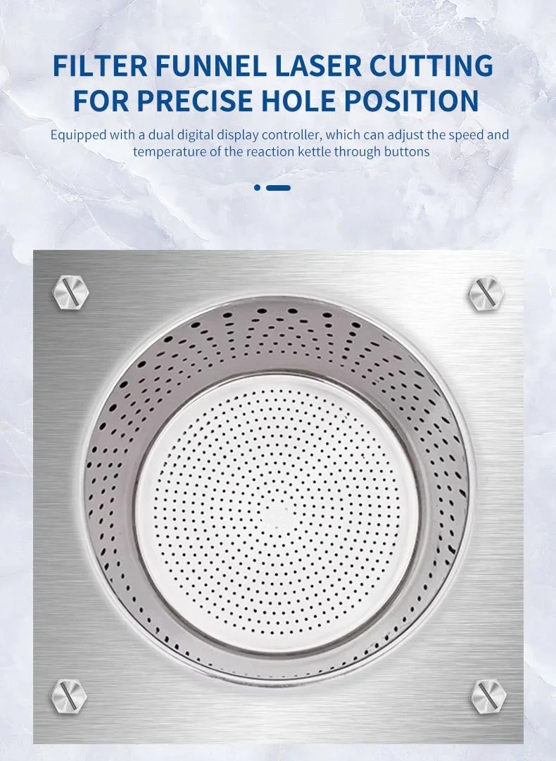 Durable Anti-Corrosion Buchner Funnel Laboratory Negative Pressure Filtration Apparatus for Solid Liquid Separation