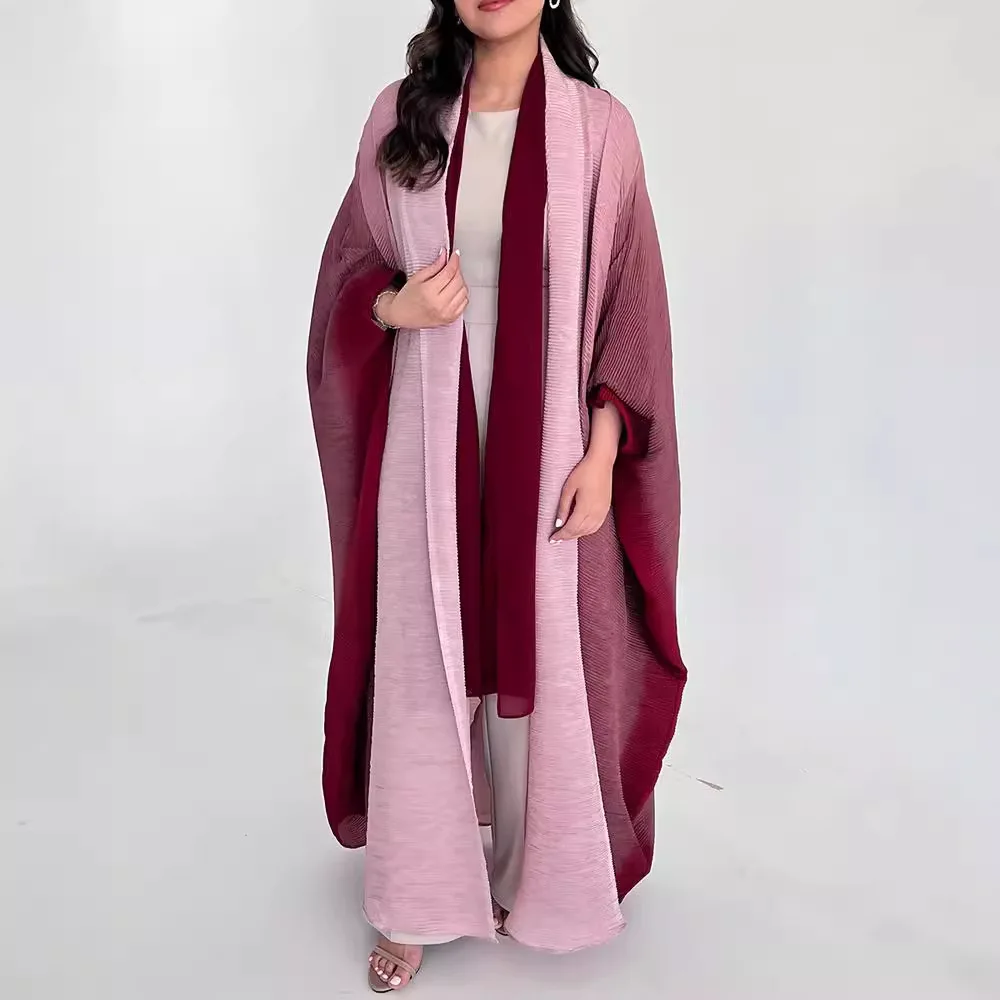 Top qualità ISSEYS MIYAKES autunno moda pendolare versatile mantello trench con maniche a pipistrello sfumate