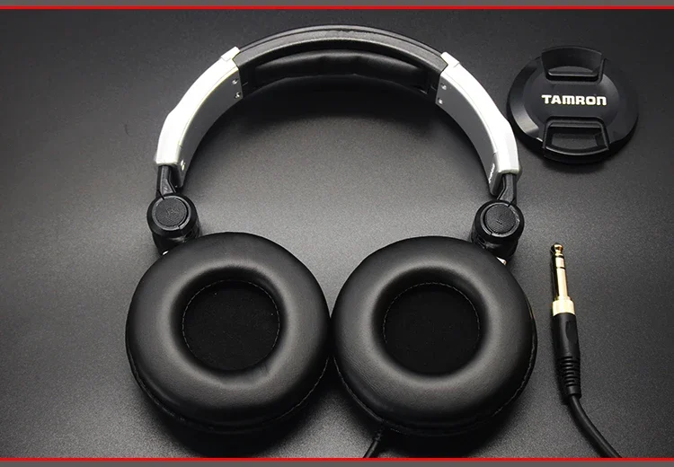 DJ Disc Music Headphone sem microfone, ajuste para celular e computador