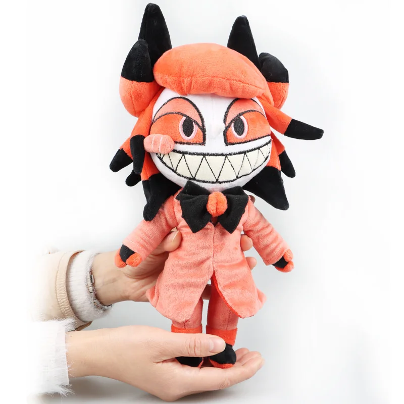 30CM Alastor 봉제 인형 Hazbined Hotels 부드러운 동물 인형 인형 귀여운 Plushie Figure Toys 어린이를위한 지옥 어린이 크리스마스 선물