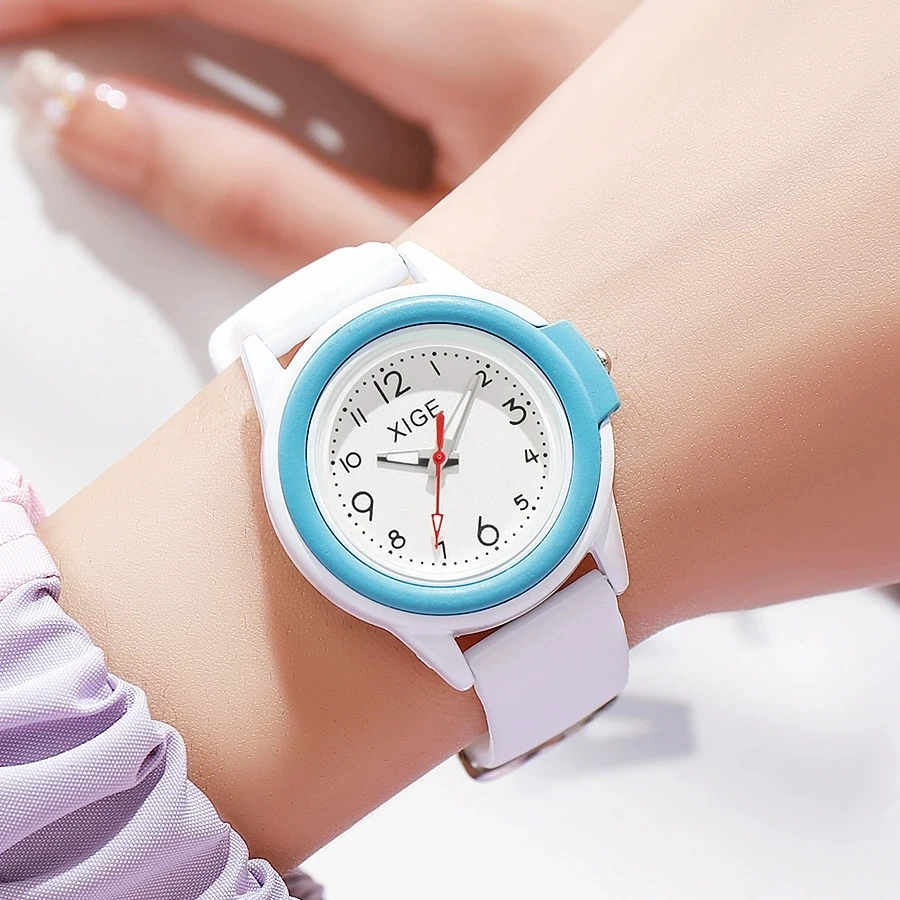 New Fashion Children Silicone Watch Students Jelly Quartz Watches For Kids Gifts Reloj Mujer Woman Wrist Watch Ladies Hot Clock