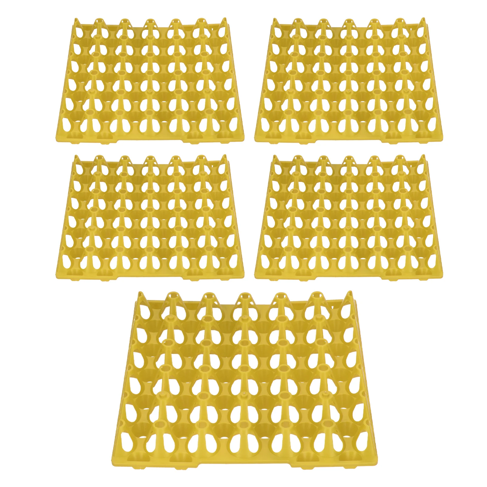 5 Stuks Plastic Ei Opbergvak 11.3x11.1in 30 Cel Eierkratten Stapelbare Eierhouder voor Opslag Transport Thuis boerderij Benodigdheden