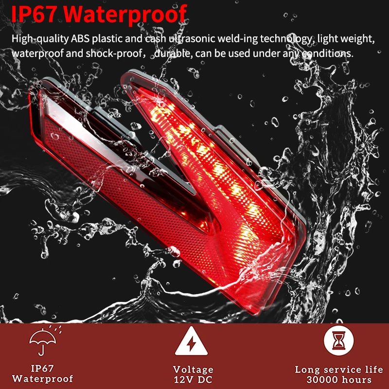 LED Taillights for Can Am X3, Red Rear Brake Stop Lights Tail Lamps for Can-Am Maverick X3 XDS XRS Max Turbo R 2017-2023