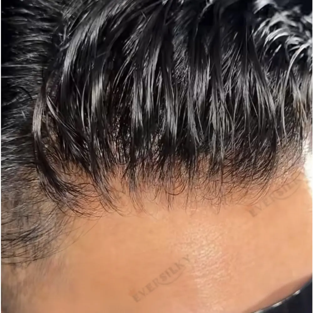 

Ультратонкий парик Vloop 0.02 мм, 80% плотность, естественная линия роста волос, незаметный, мужской, 100% натуральные человеческие волосы, коричневый, черный, серый