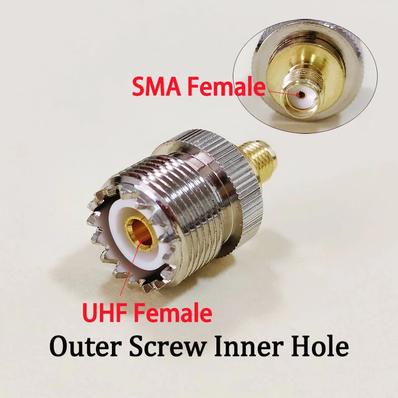 1PC SMA To UHF Adapter PL259 Male SO239 Female To SMA Female Male Jack Plug Straight Radio RF Connector Converter