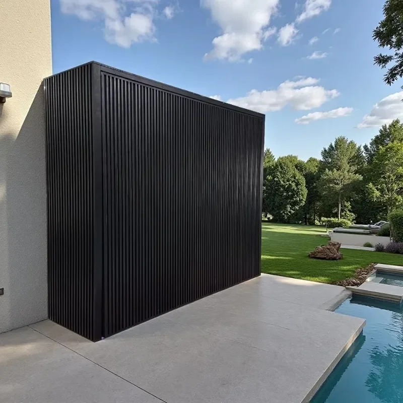 FL Modern Weatherproof Outdoor Kitchen  with BBQ Grill Stainless Steel & Marble Construction for Apartment Use Custom